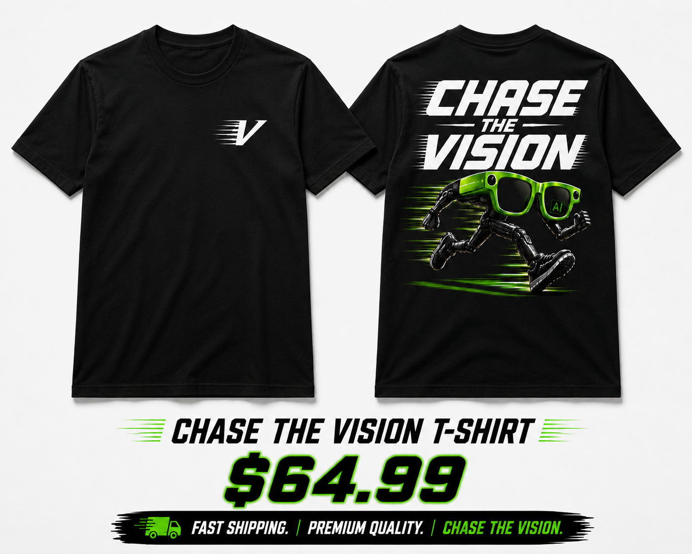 G.E.D Collection-CHASE THE VISION/Candy Apple Green Frames