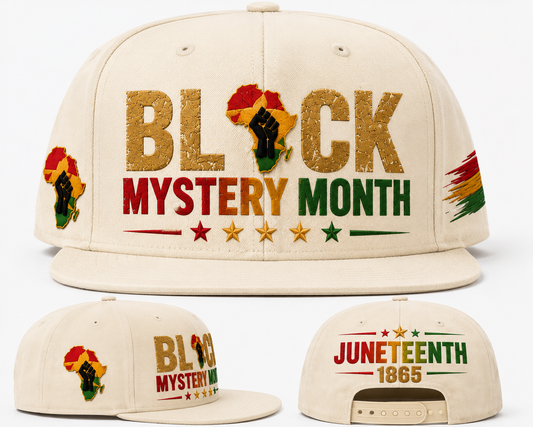 Black Mystery Month Hat