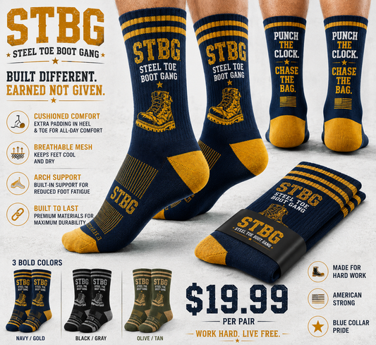 Steel Toe Boot Gang Collection-Socks