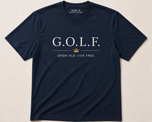 G.O.L.F Signature Tee-navy